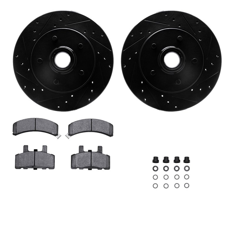 Dynamite Friction 8512-48126 Disc Brake Kit - Front