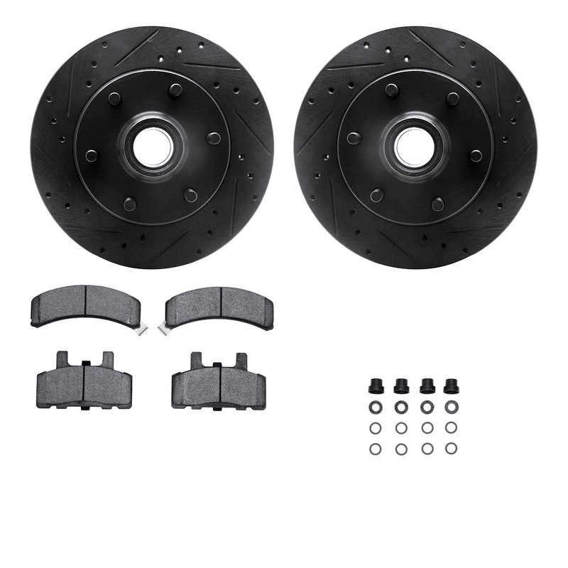 Dynamite Friction 8512-48132 Disc Brake Kit - Front