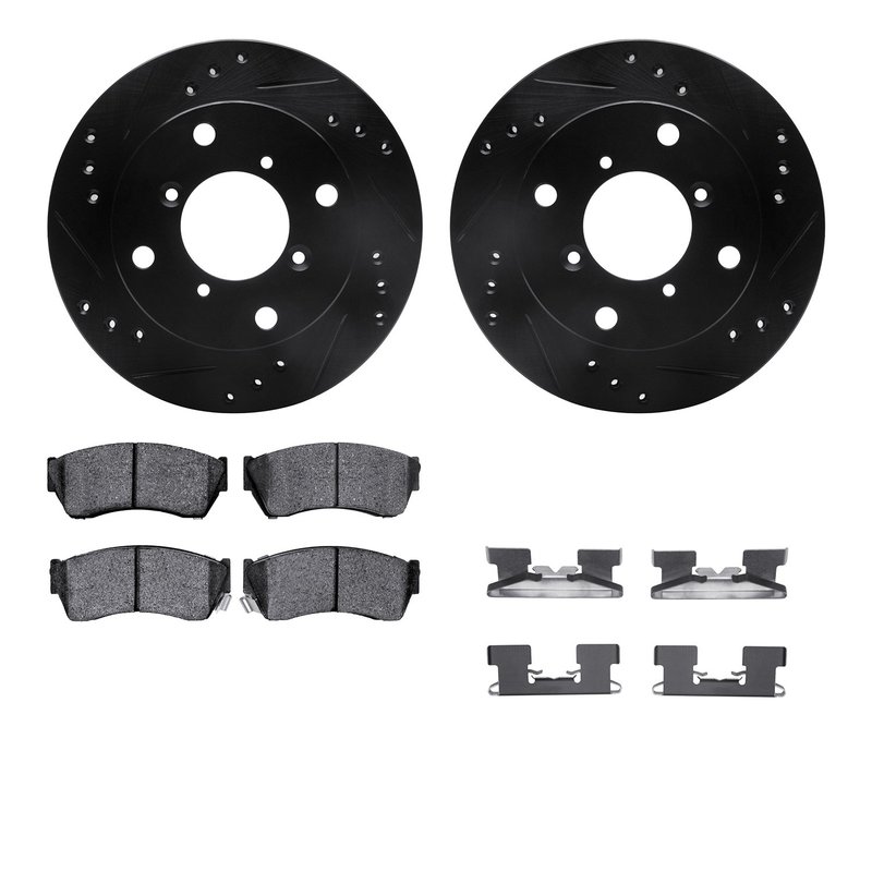 Dynamite Friction 8512-50007 Disc Brake Kit - Front