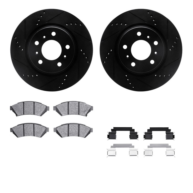 Dynamite Friction 8512-52082 Disc Brake Kit - Front