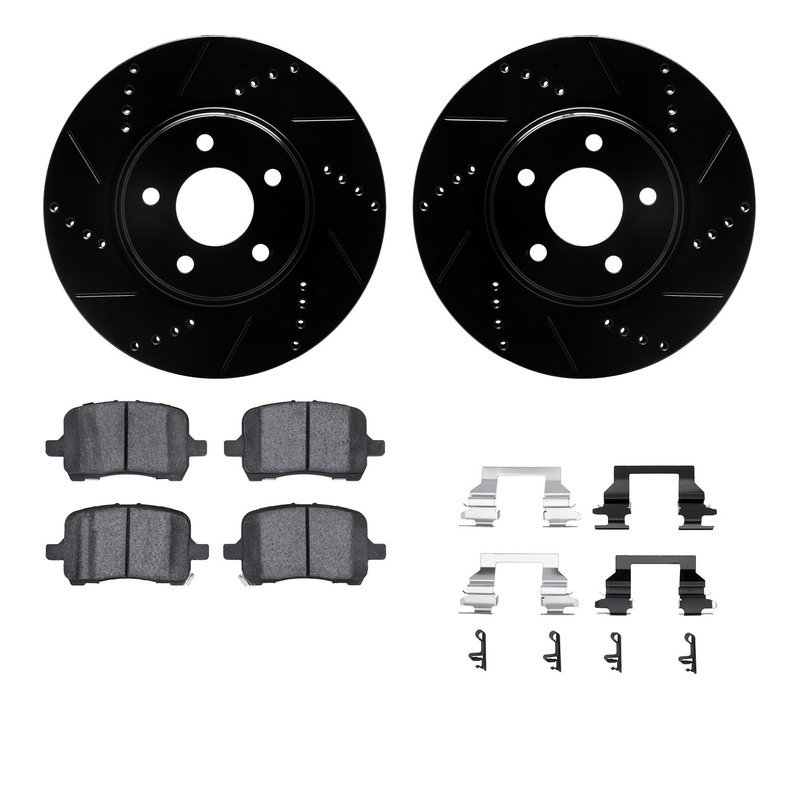 Dynamite Friction 8512-53003 Disc Brake Kit - Front