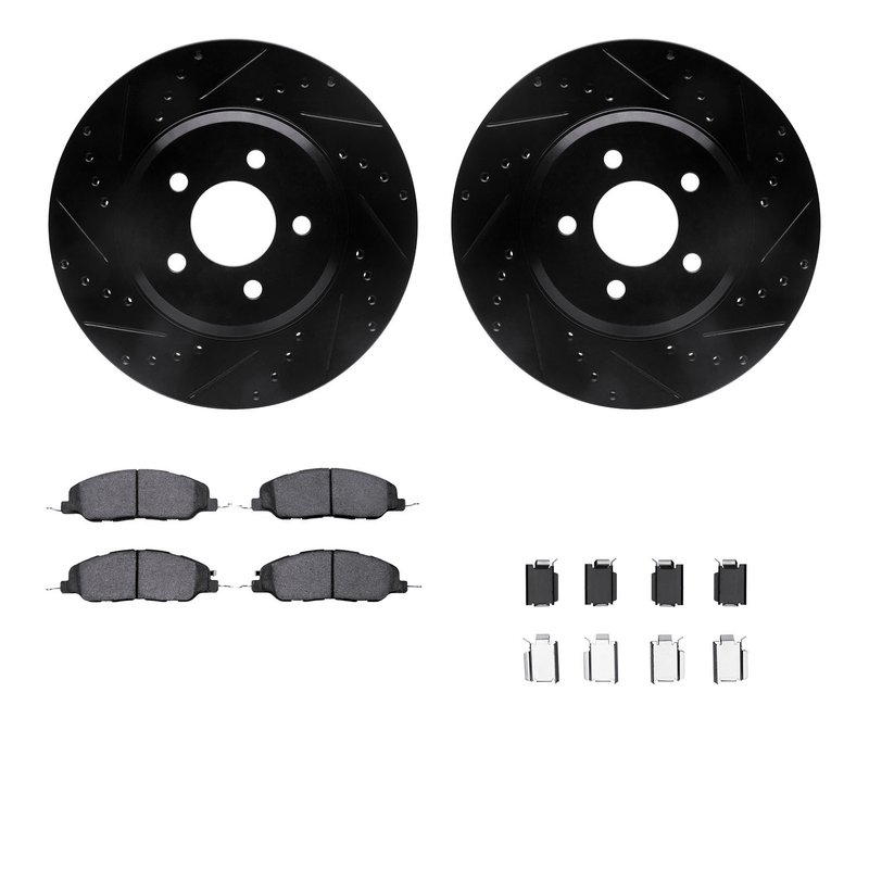 Dynamite Friction 8512-54039 Disc Brake Kit - Front