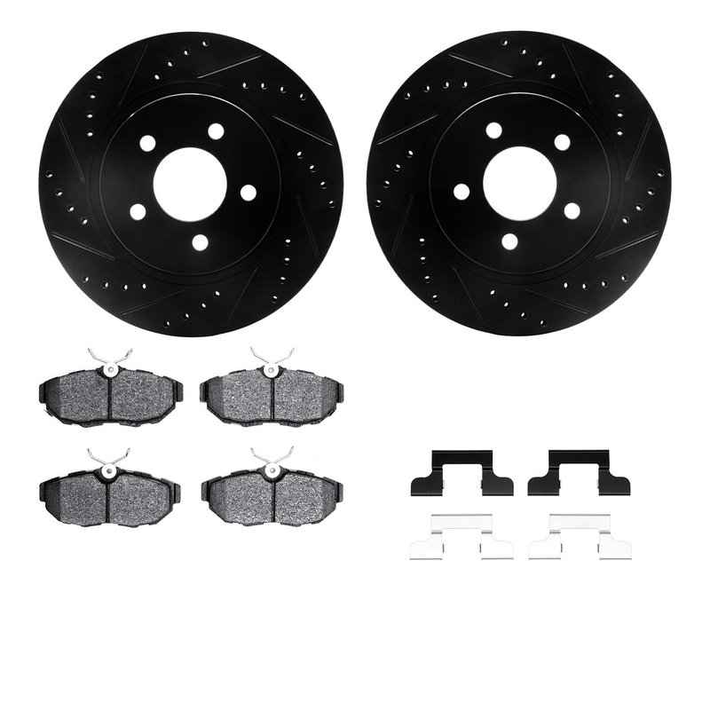 Dynamite Friction 8512-54040 Disc Brake Kit - Rear