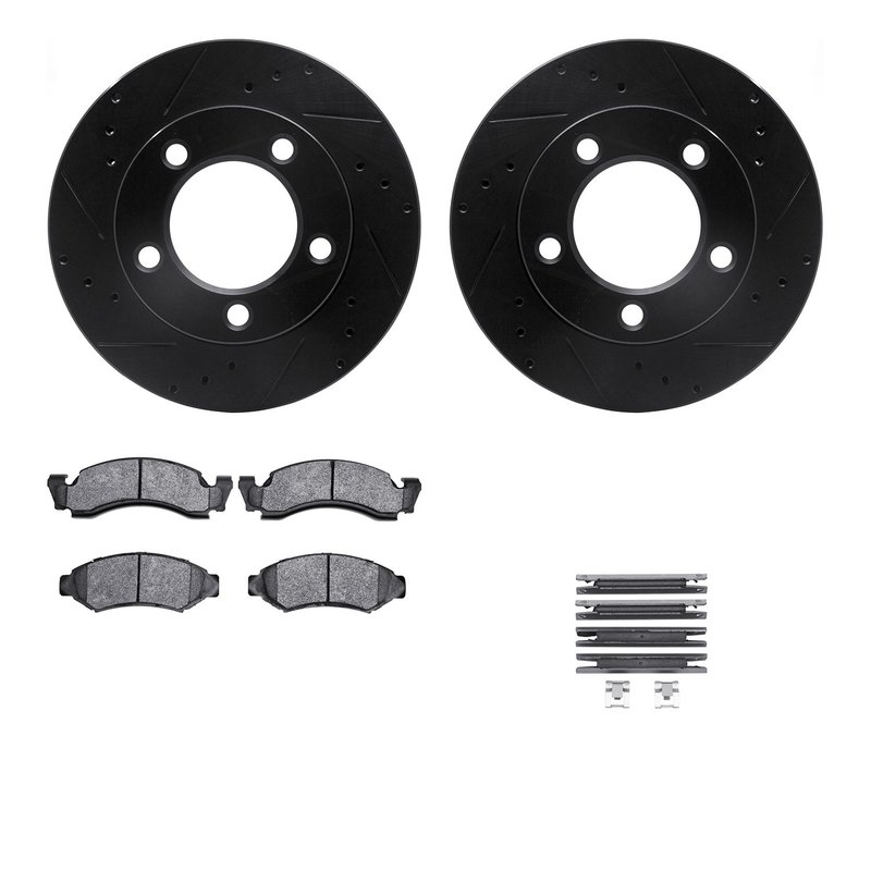 Dynamite Friction 8512-54051 Disc Brake Kit - Front