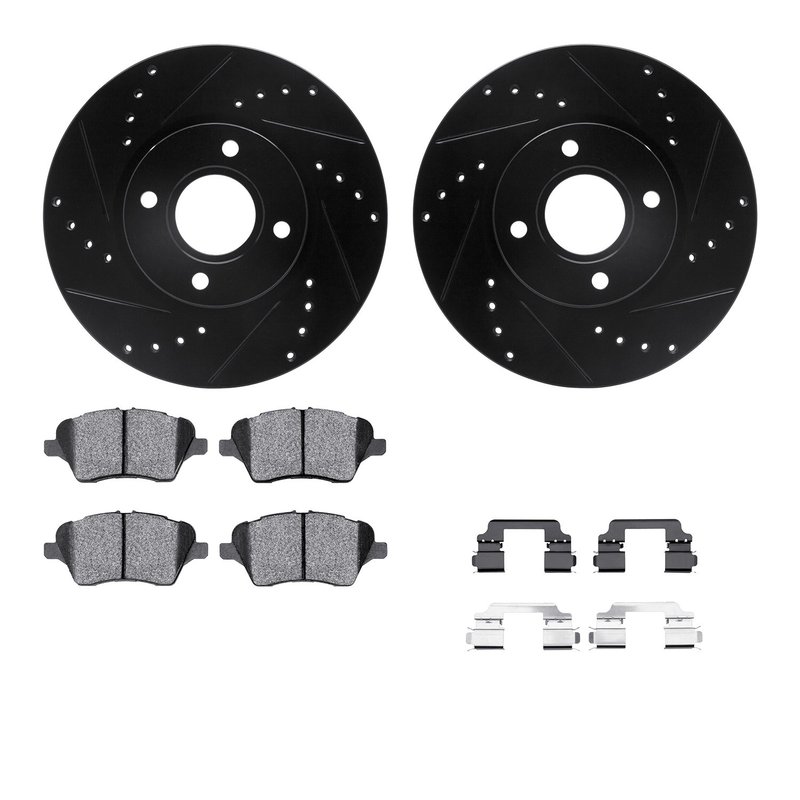Dynamite Friction 8512-54082 Disc Brake Kit - Front