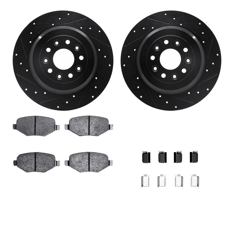 Dynamite Friction 8512-54091 Disc Brake Kit - Rear