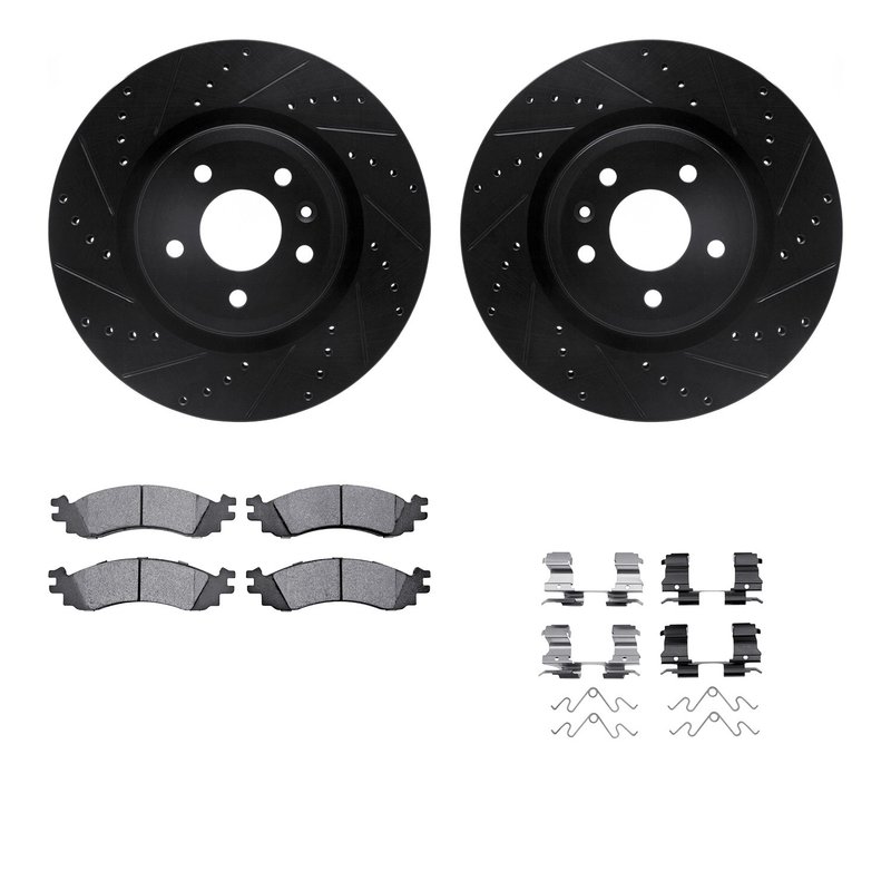 Dynamite Friction 8512-54099 Disc Brake Kit - Front