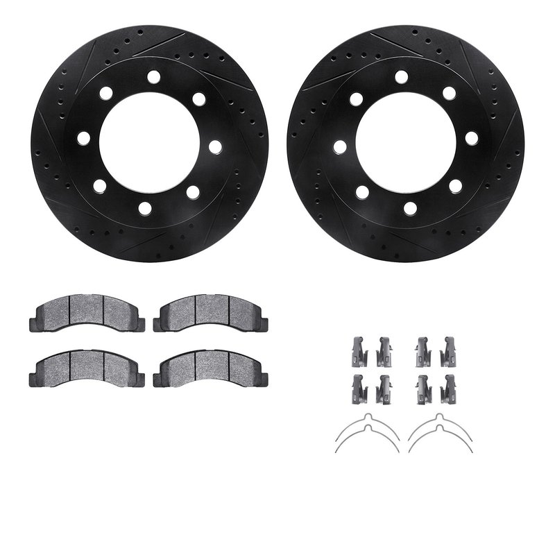 Dynamite Friction 8512-54123 Disc Brake Kit - Front