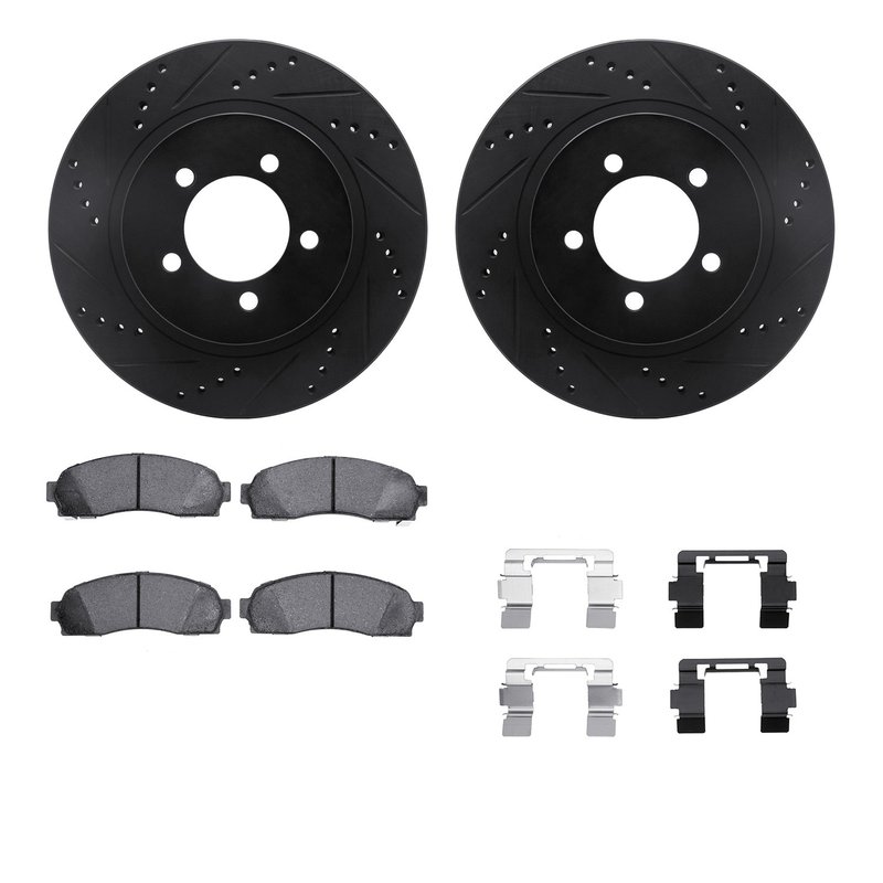 Dynamite Friction 8512-54143 Disc Brake Kit - Front
