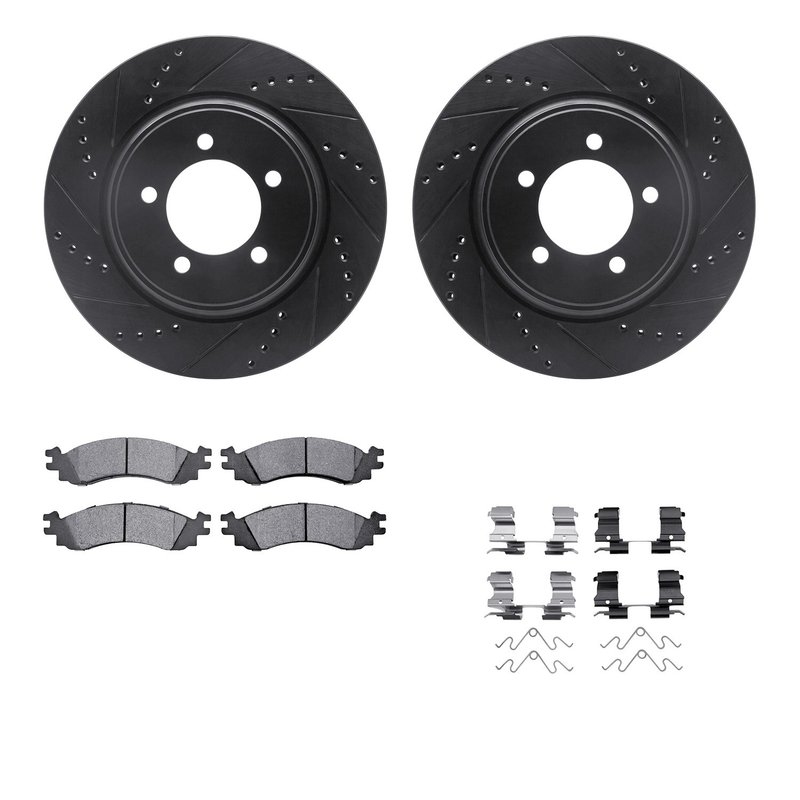 Dynamite Friction 8512-54184 Disc Brake Kit - Front