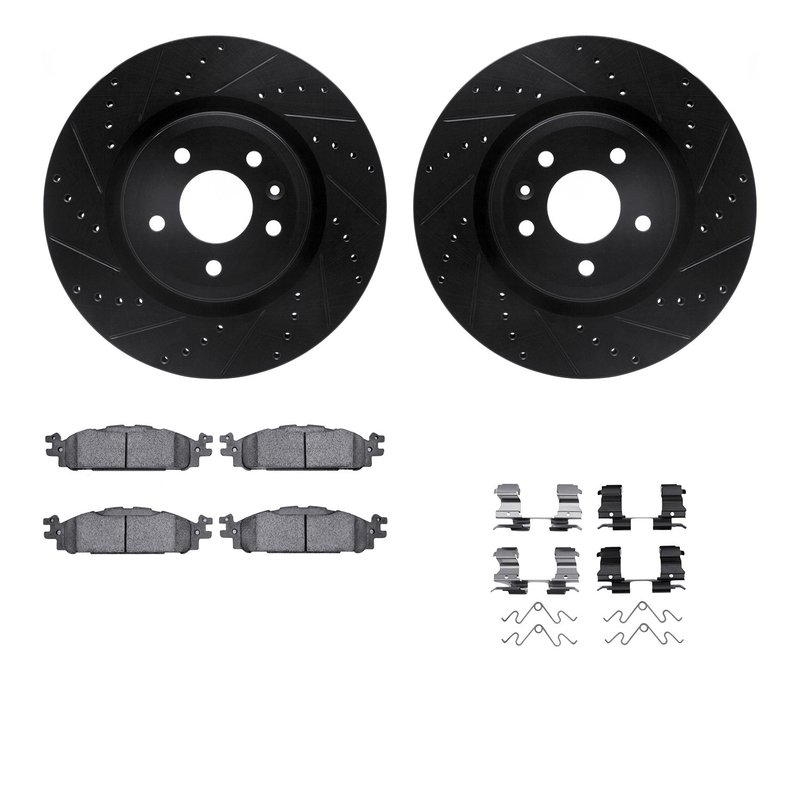 Dynamite Friction 8512-54204 Disc Brake Kit - Front
