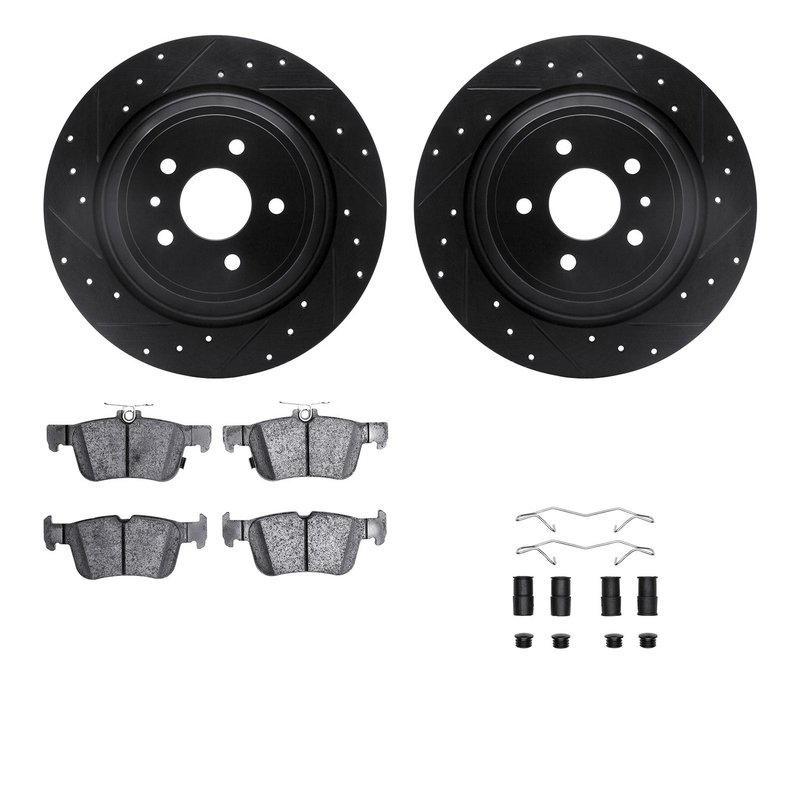 Dynamic Friction 8512-54220 Disc Brake Kit - Rear