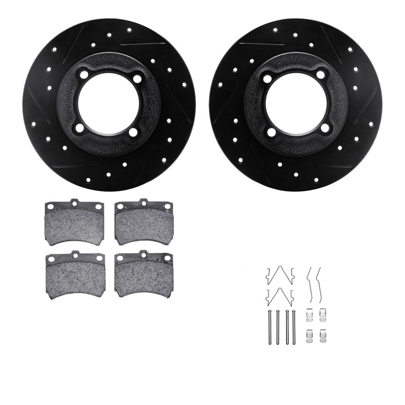 Dynamite Friction 8512-54222 Disc Brake Kit - Front