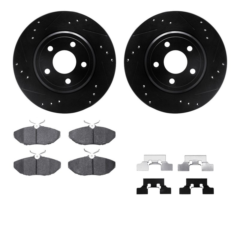 Dynamic Friction 8512-54382 Disc Brake Kit - Rear