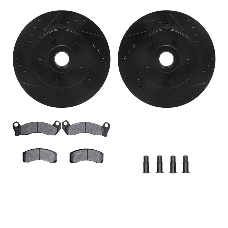 Dynamite Friction 8512-55000 Disc Brake Kit - Front