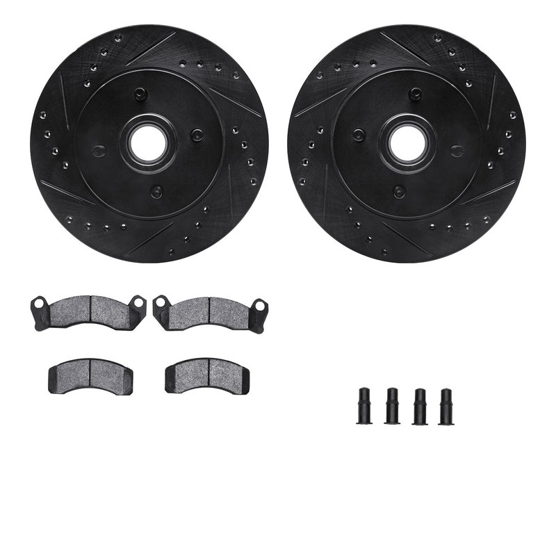 Dynamite Friction 8512-55096 Disc Brake Kit - Front