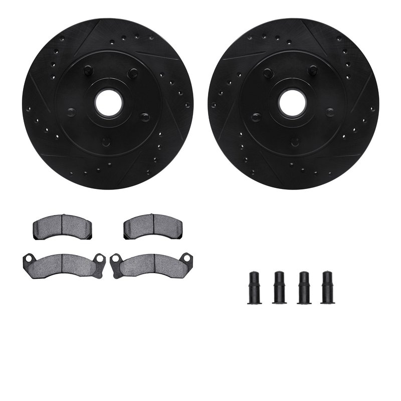 Dynamite Friction 8512-56035 Disc Brake Kit - Front