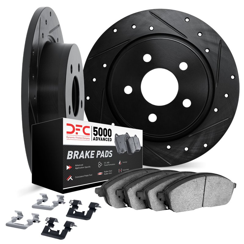 Dynamite Friction 8512-58012 Disc Brake Kit - Rear