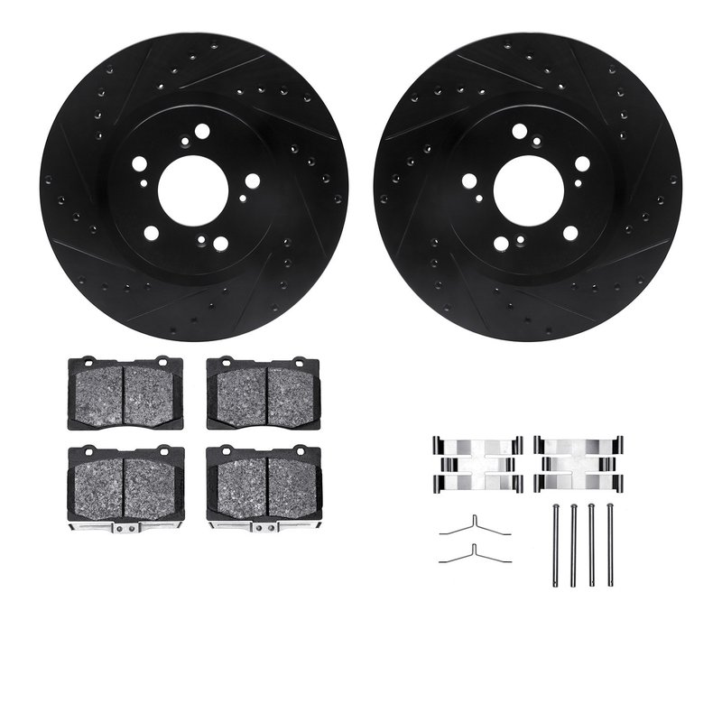 Dynamite Friction 8512-58026 Disc Brake Kit - Front