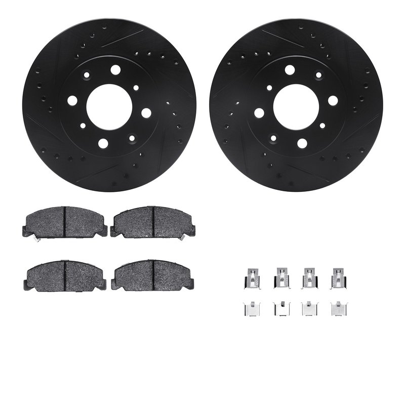 Dynamic Friction 8512-59004 Disc Brake Kit - Front