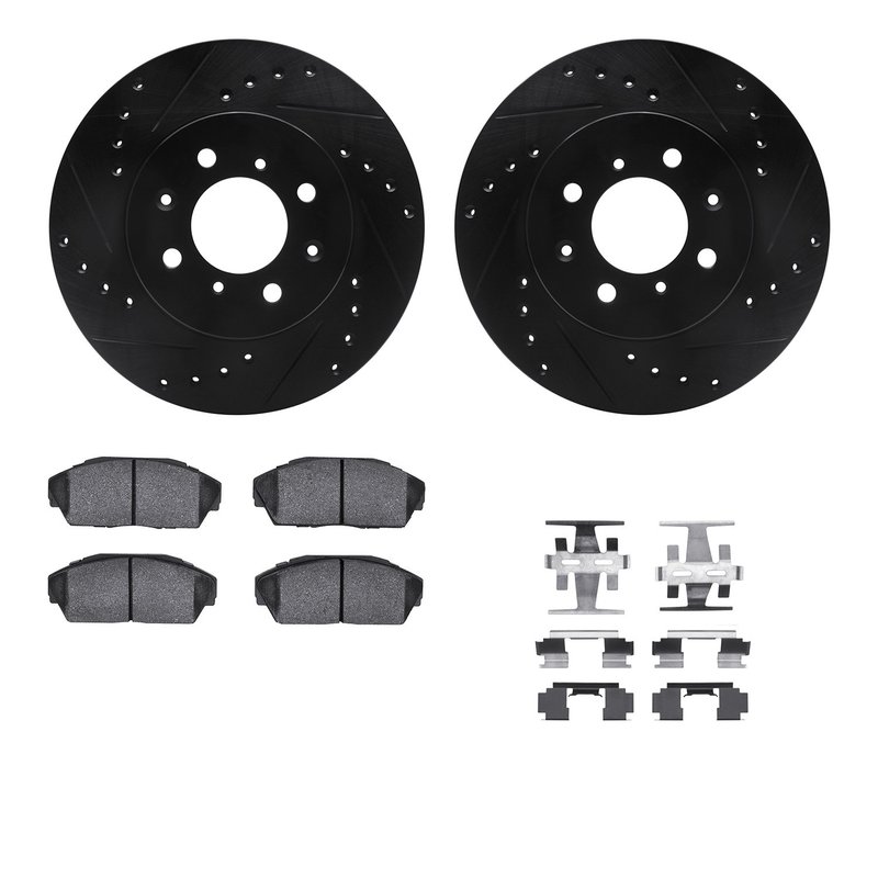 Dynamic Friction 8512-59010 Disc Brake Kit - Front