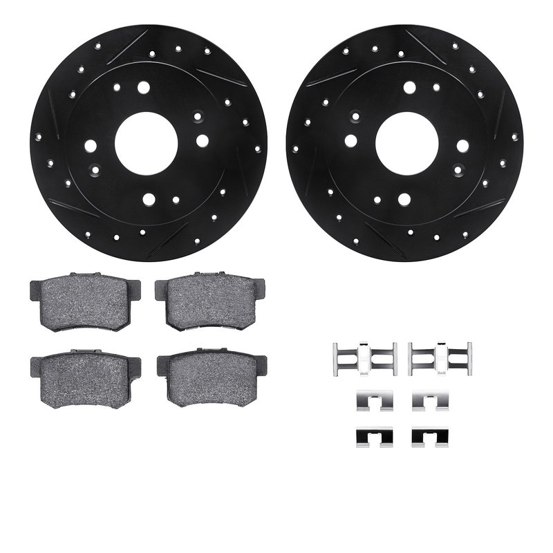Dynamite Friction 8512-59029 Disc Brake Kit - Rear