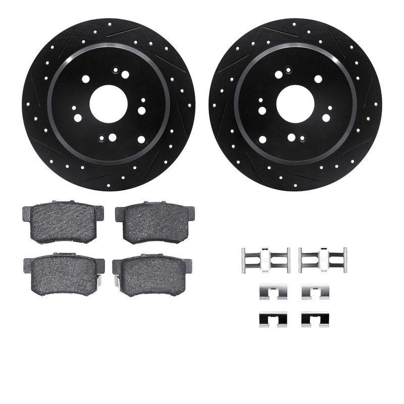 Dynamite Friction 8512-59041 Disc Brake Kit - Rear