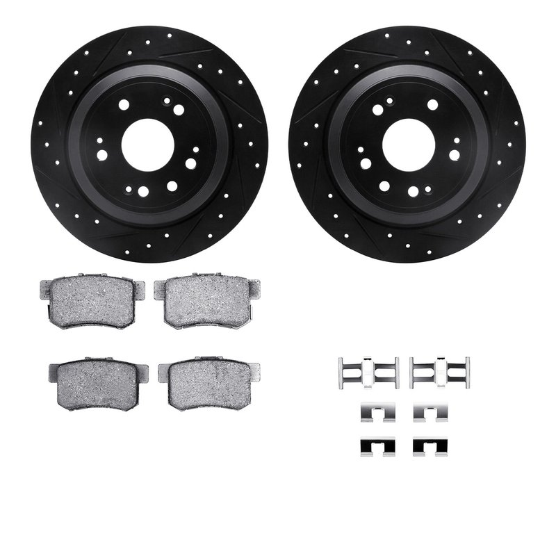 Dynamic Friction 8512-59045 Disc Brake Kit - Rear
