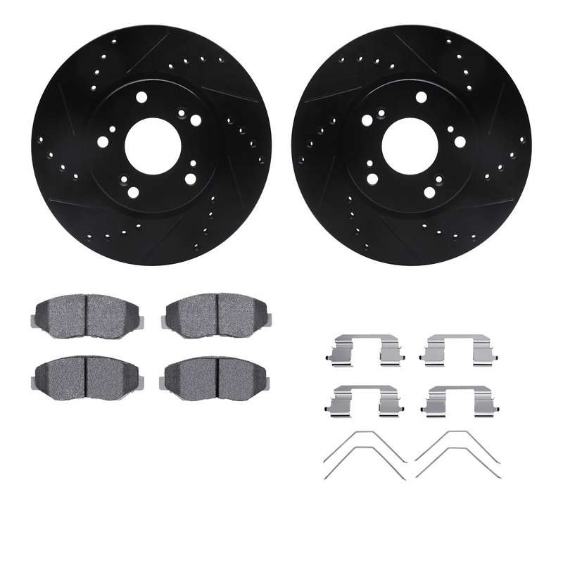 Dynamite Friction 8512-59047 Disc Brake Kit - Front
