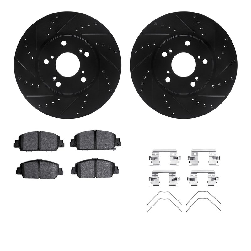 Dynamite Friction 8512-59055 Disc Brake Kit - Front
