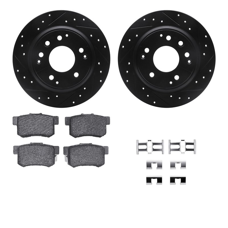 Dynamite Friction 8512-59056 Disc Brake Kit - Rear