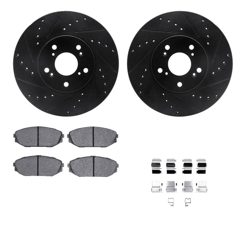 Dynamite Friction 8512-59058 Disc Brake Kit - Front