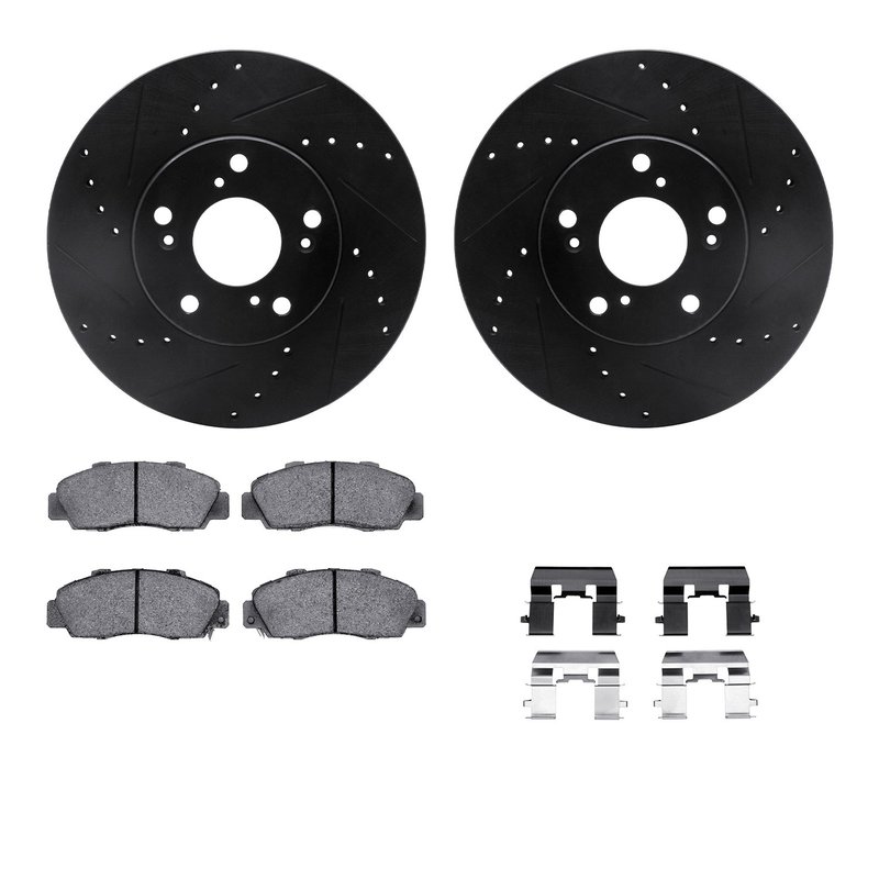 Dynamite Friction 8512-59060 Disc Brake Kit - Front