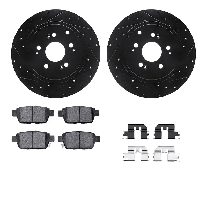 Dynamite Friction 8512-59078 Disc Brake Kit - Rear