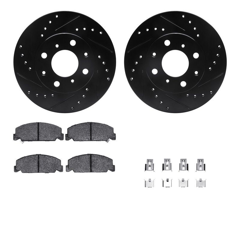 Dynamite Friction 8512-59109 Disc Brake Kit - Front