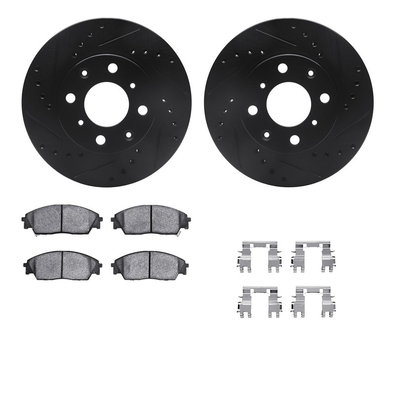 Dynamic Friction 8512-59150 Disc Brake Kit - Front