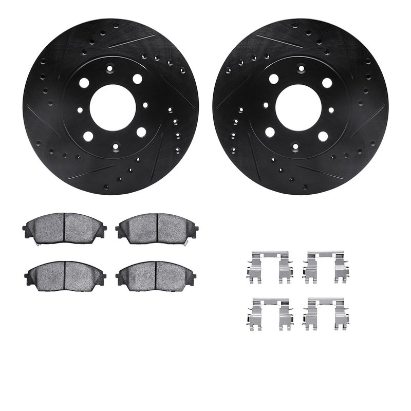 Dynamite Friction 8512-59161 Disc Brake Kit - Front