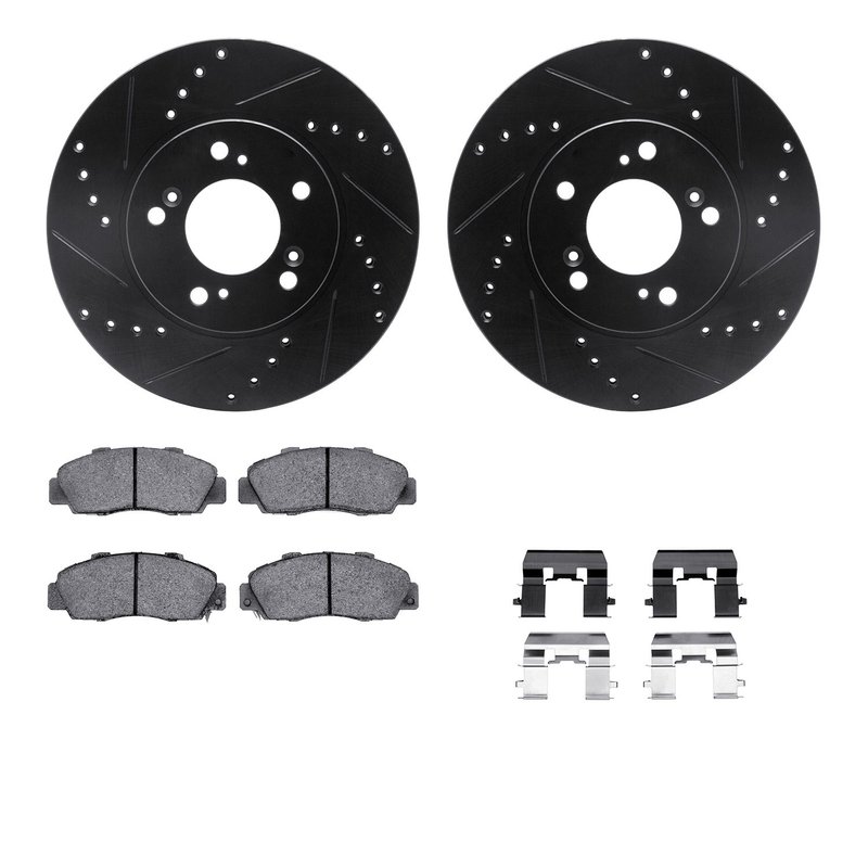 Dynamite Friction 8512-59313 Disc Brake Kit - Front