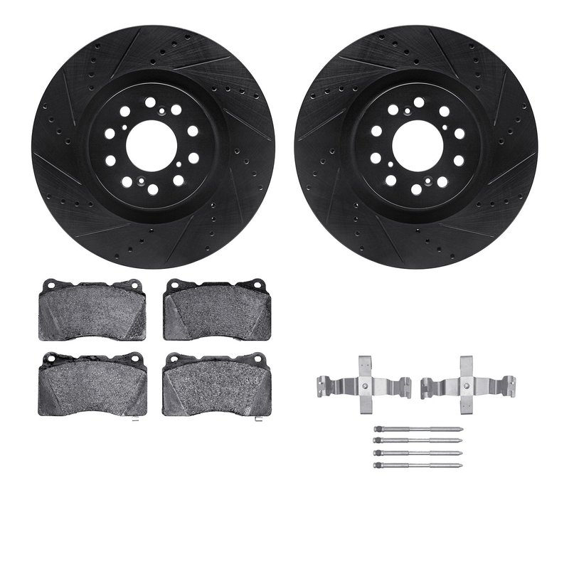Dynamite Friction 8512-59476 Disc Brake Kit - Front