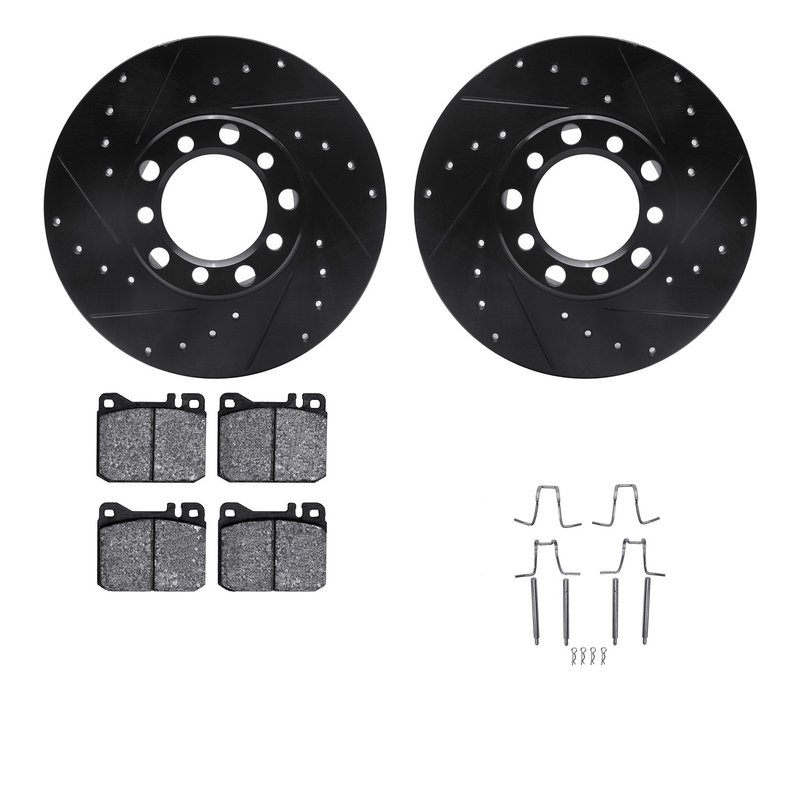 Dynamite Friction 8512-63016 Disc Brake Kit - Front