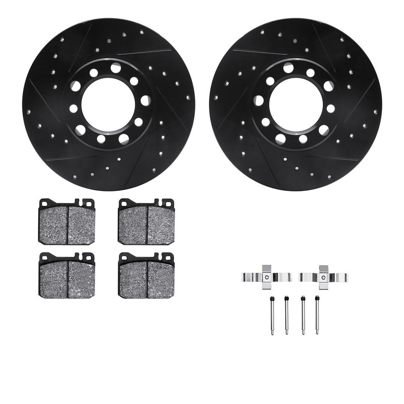Dynamite Friction 8512-63017 Disc Brake Kit - Front
