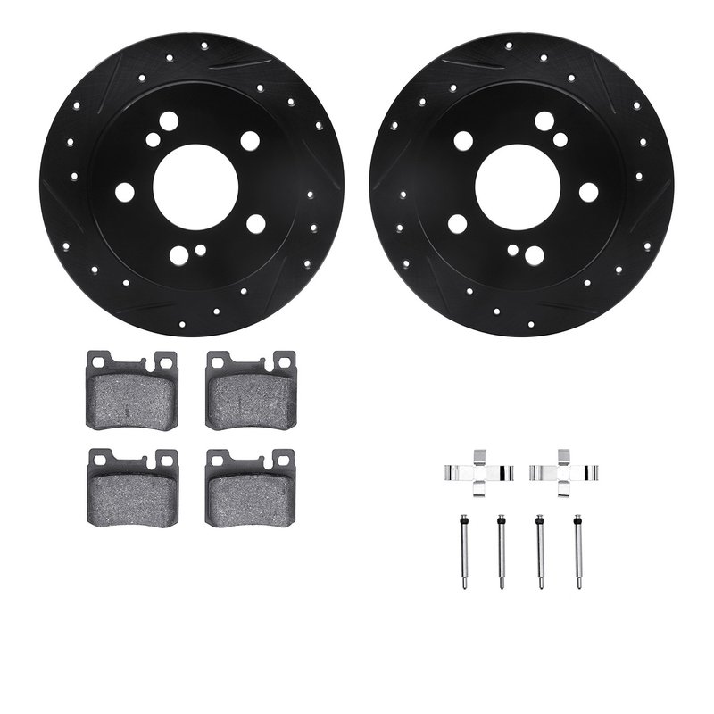 Dynamite Friction 8512-63028 Disc Brake Kit - Rear