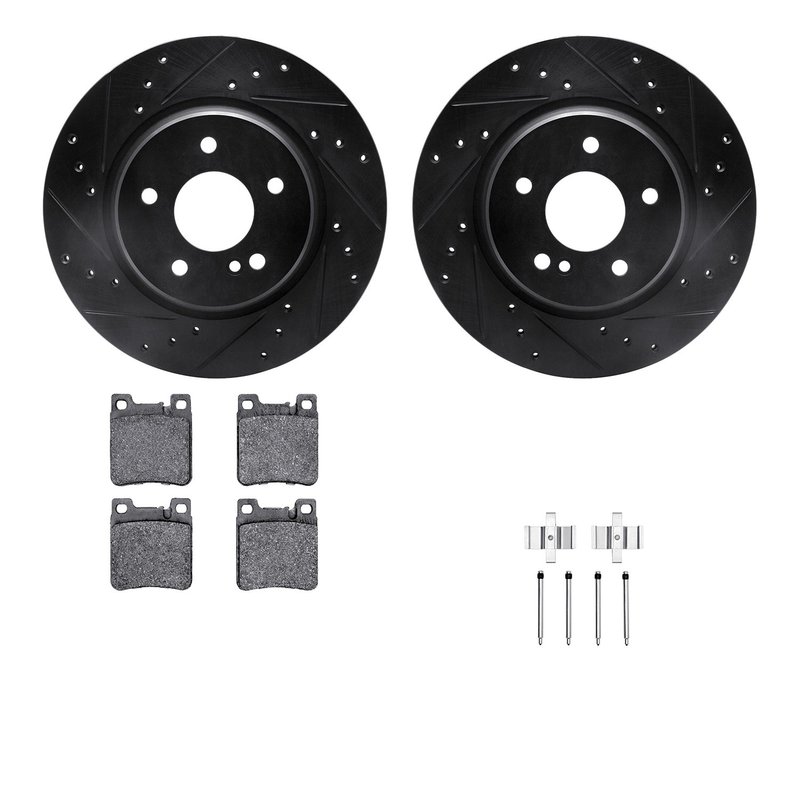 Dynamite Friction 8512-63046 Disc Brake Kit - Rear