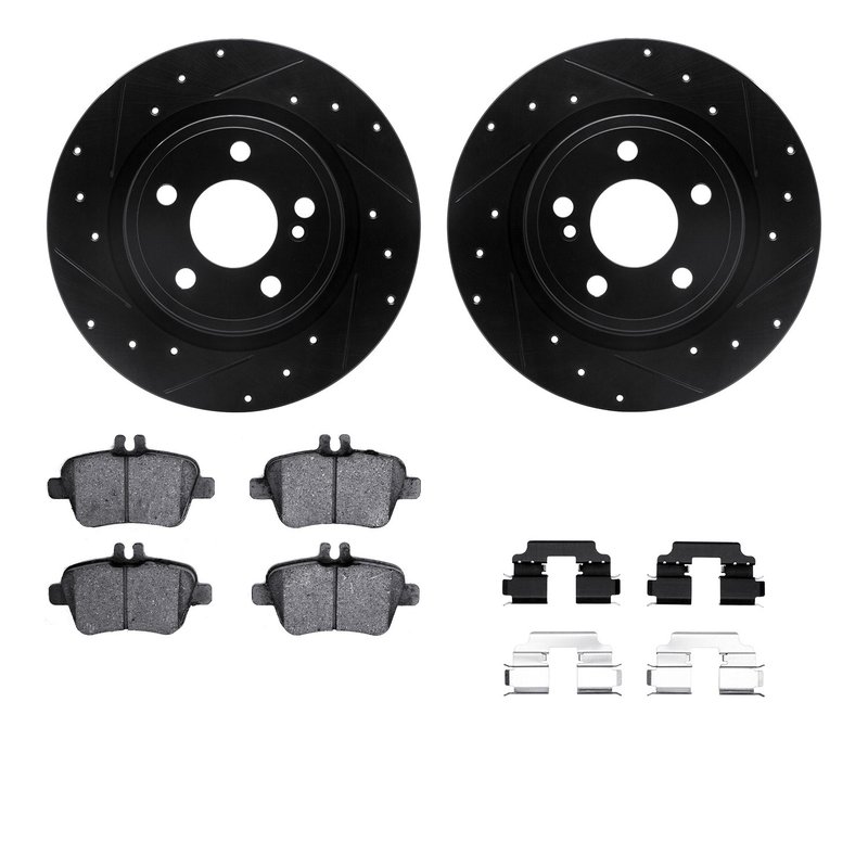 Dynamite Friction 8512-63065 Disc Brake Kit - Rear