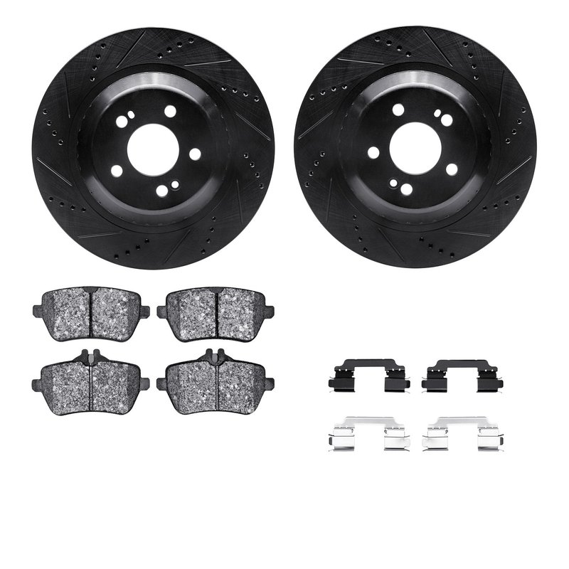 Dynamite Friction 8512-63068 Disc Brake Kit - Rear
