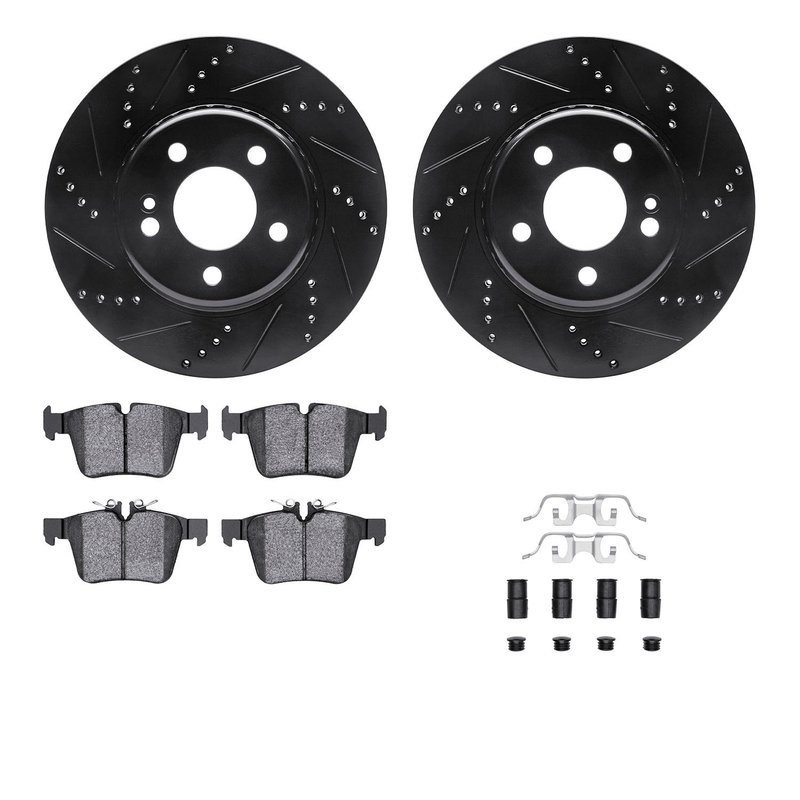Dynamite Friction 8512-63069 Disc Brake Kit - Rear