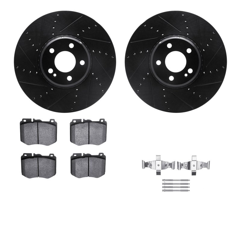 Dynamite Friction 8512-63071 Disc Brake Kit - Front