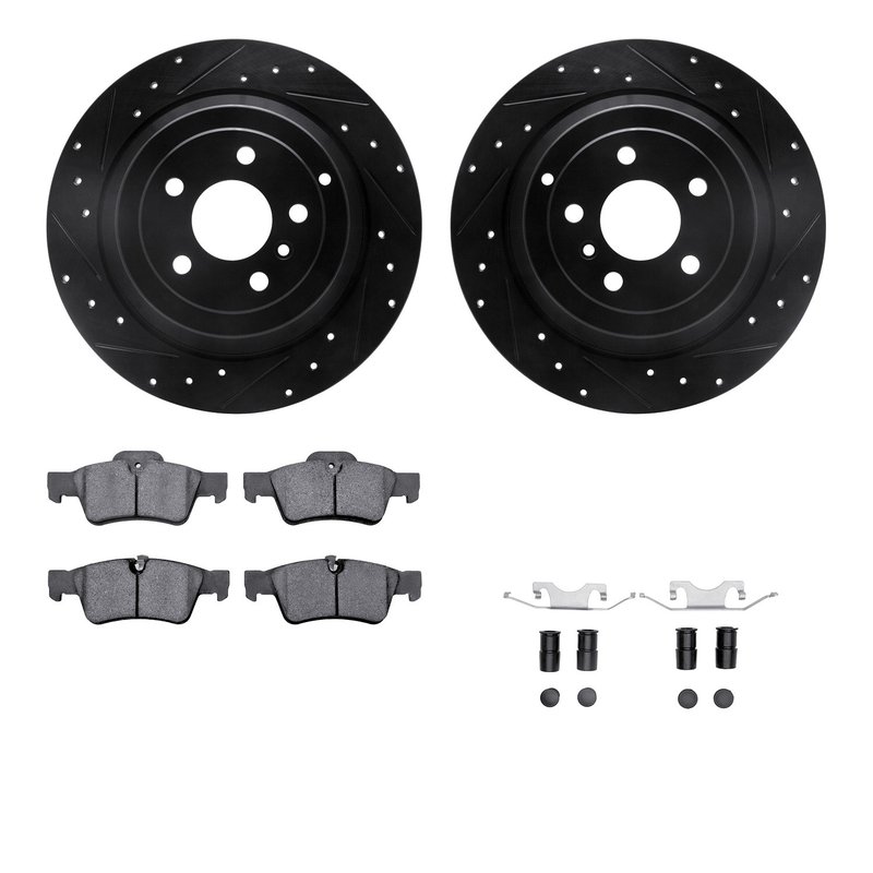 Dynamic Friction 8512-63106 Disc Brake Kit - Rear