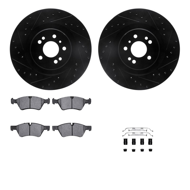 Dynamite Friction 8512-63111 Disc Brake Kit - Front