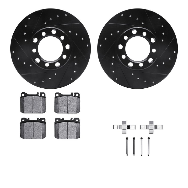 Dynamite Friction 8512-63169 Disc Brake Kit - Front